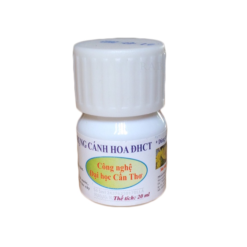 Chế phẩm chống rụng cánh hoa ĐHCT, thích hợp với nhiều loại hoa khác nhau, dung tích 20ml