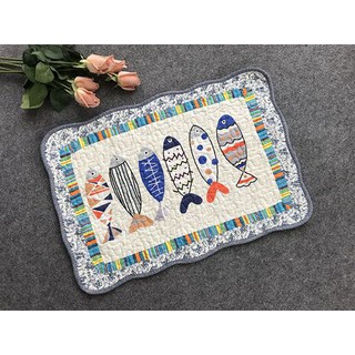 Thảm chùi chân cotton Hàn Quốc 100%