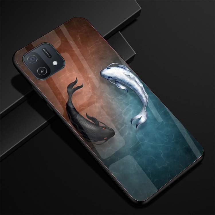 Ốp Lưng OPPO A16K mặt kính cường lực cao cấp thiết kế Độc Quyền