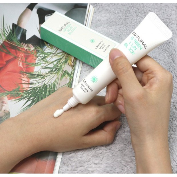 Kem chống nắng vật lý Natural Green thấm nhanh vào da, không gây nhờn rít – Thương hiệu uy tín đến từ Hàn Quốc 30ml | BigBuy360 - bigbuy360.vn