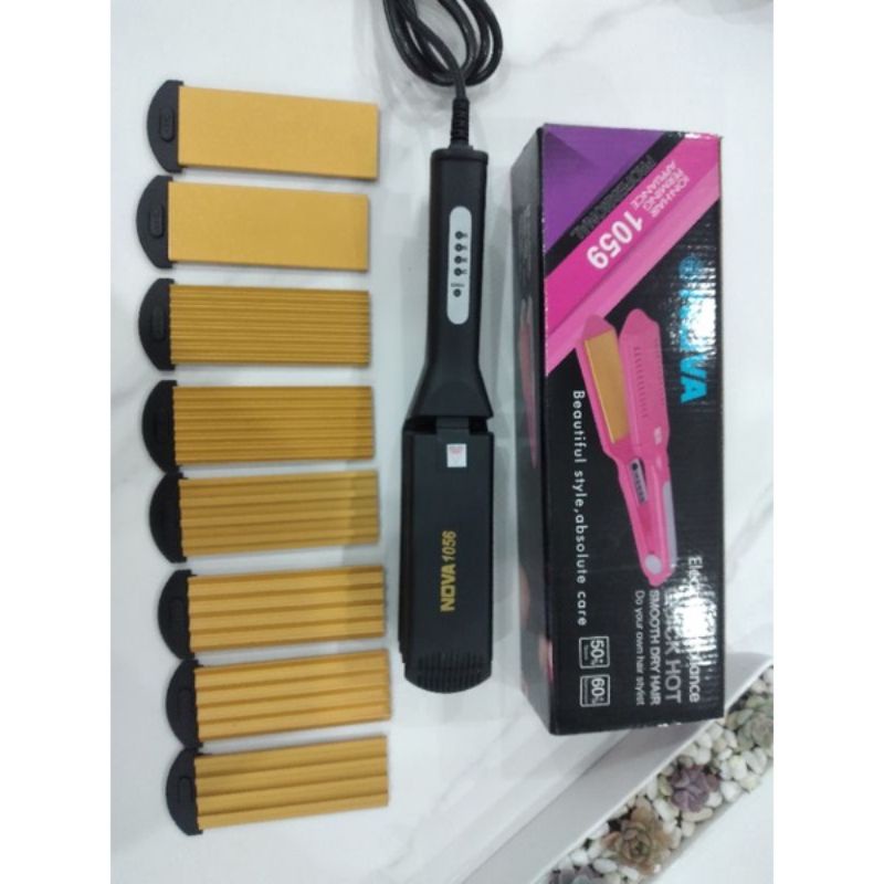 Máy Làm Tóc,Máy Làm Tóc Đa Năng NOVA 8 lưỡi ALL IN ONE