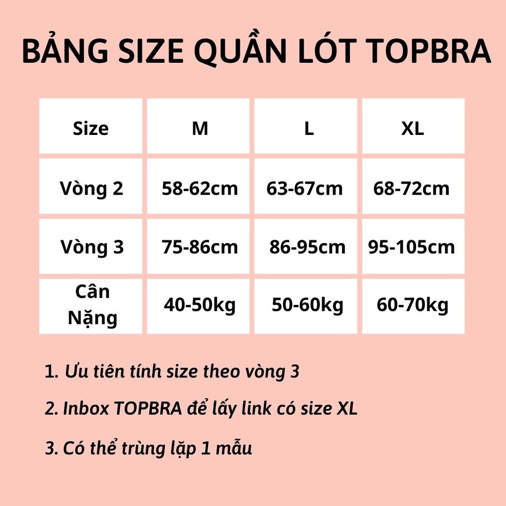Quần Lót Nữ Cotton Bigsize Cao Cấp Nâng Mông Thông Hơi Hoạ Tiết Happy Girl Dễ Thương TOPBRA QL16