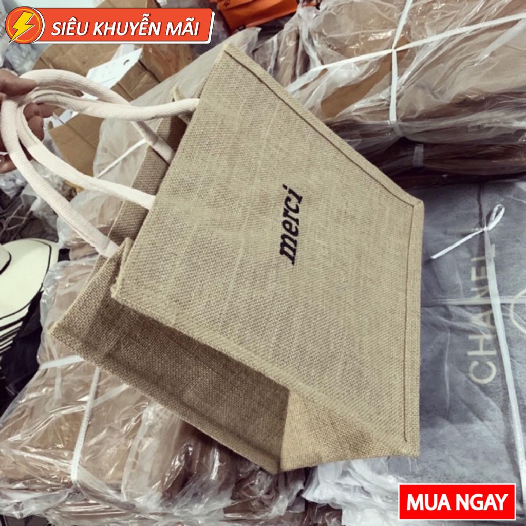 Túi Cói Merci Phong Cách Vintage new hot 2019