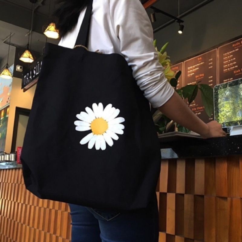 Túi Vải Tote Nữ Canvas in hình Vintage Phong Cách Hàn Quốc Cực Đẹp