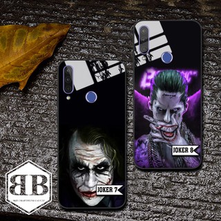 Ốp lưng kính cường lực Vsmart Joy 3 hình joker bao ngầu