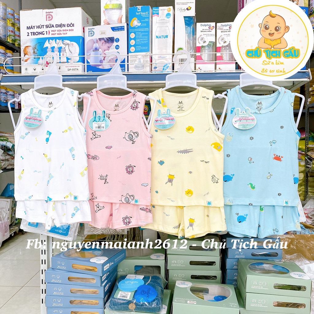 Bộ quần áo ba lỗ cho bé hãng LIL - Little Love