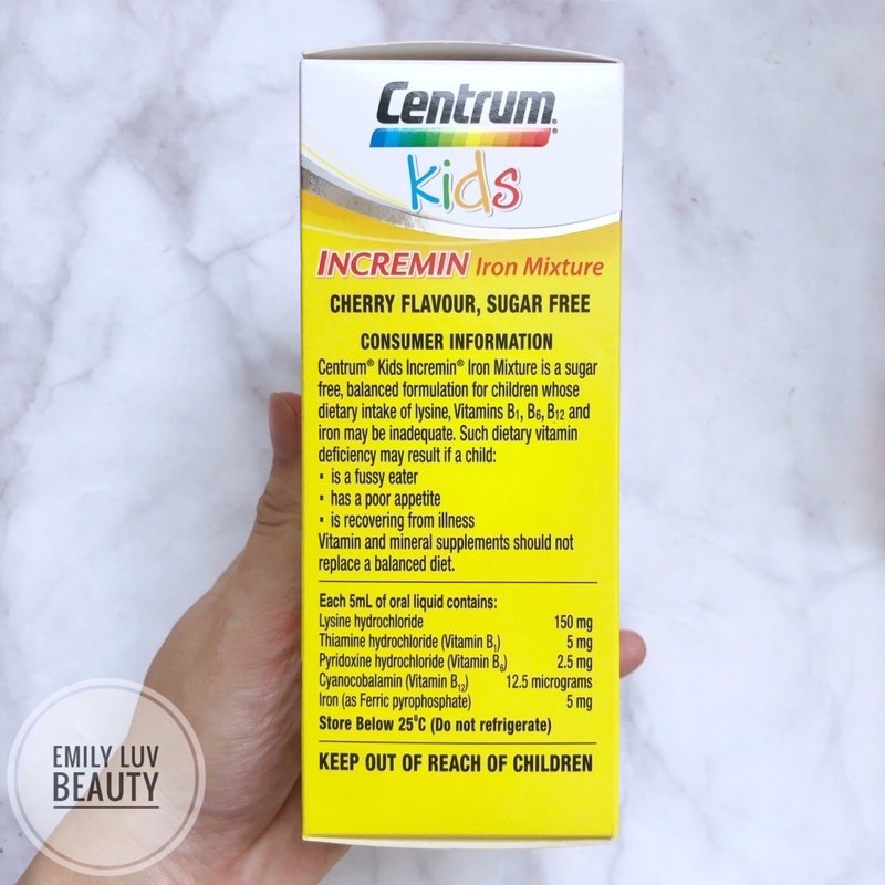 Siro Centrum Kid Úc cho bé ăn ngon miệng, hấp thu tốt