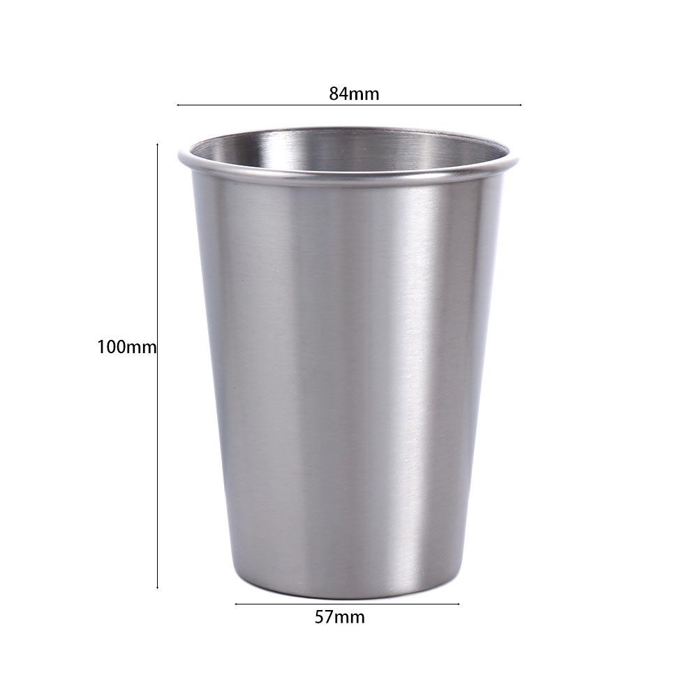 IVORY Cốc Uống Nước Bằng Thép Không Gỉ Tiện Dụng Mang Theo Du Lịch Cắm Trại