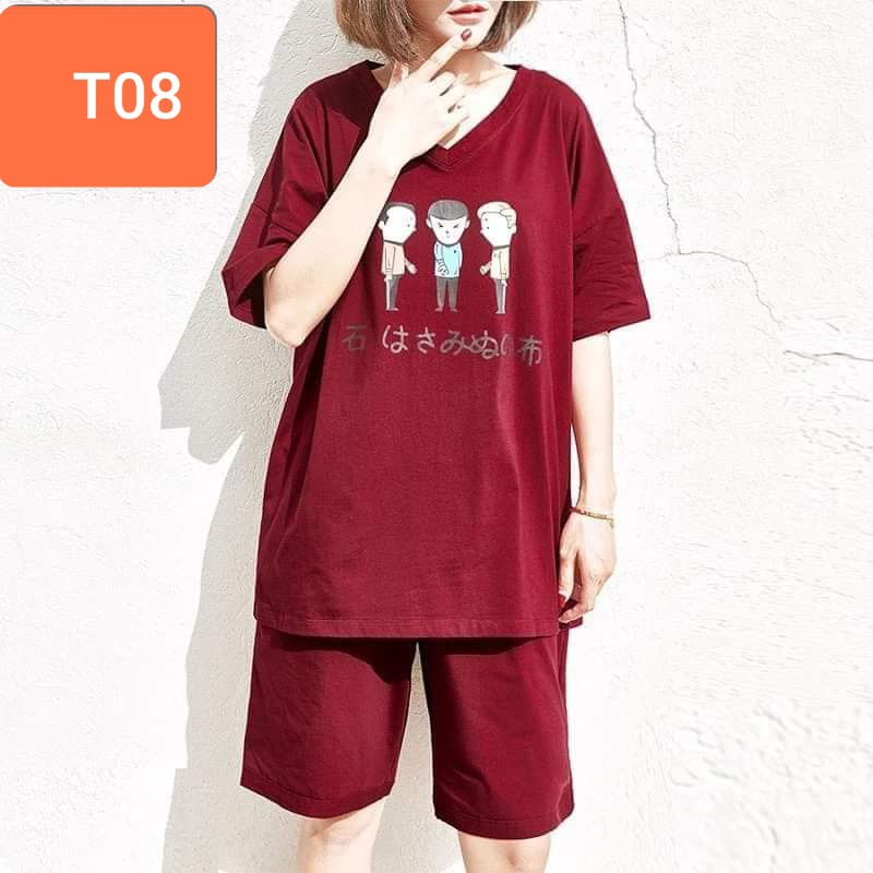 Bộ quần áo LỬNG tay 40-82KG | BigBuy360 - bigbuy360.vn