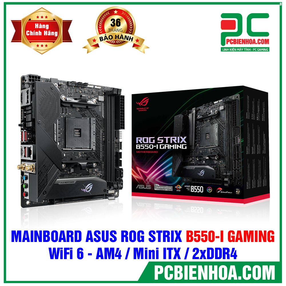Bo mạch chủ - Mainboard ASUS ROG STRIX B550-I GAMING- hàng chính hãng 36T
