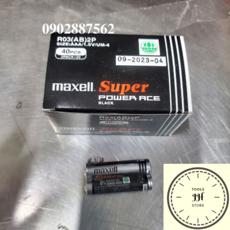 pin AAA maxell super black R03(AB)2P