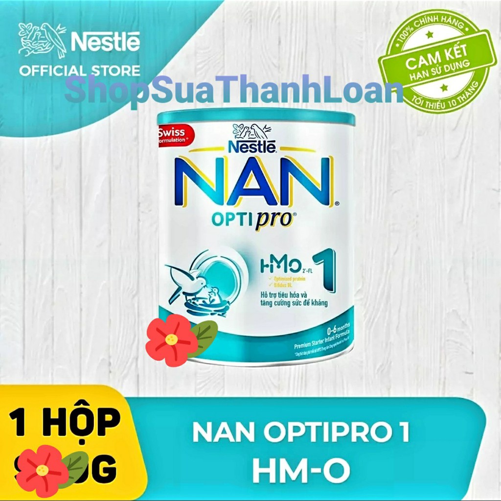 [HSD T2-2024] [MẪU MỚI] Sữa Bột Nestle NAN OPTIPRO HMO 1 – Hộp 400gr