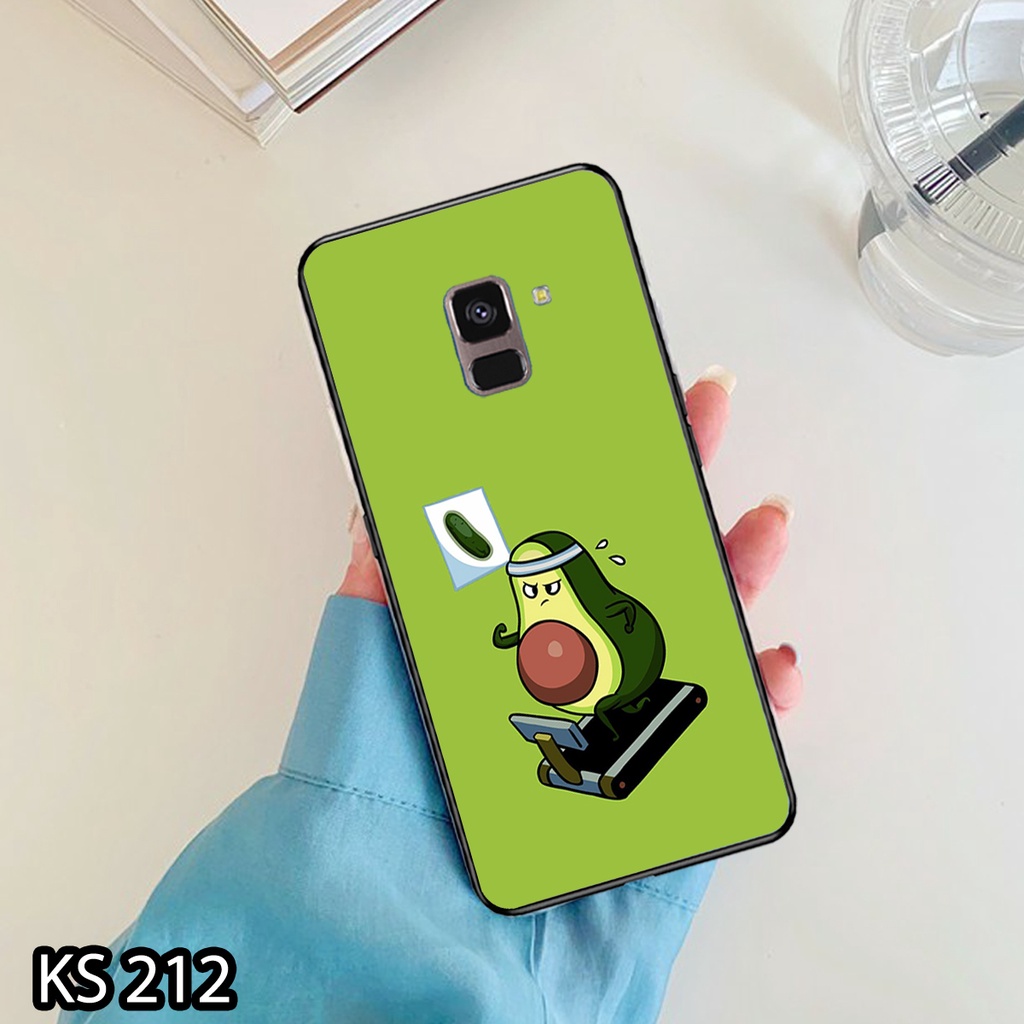 Ốp lưng Samsung A6-2018/A6 Plus/A8-2018/A8 Plus in hình Trái bơ_KINGSTORE.HN_Ốp SS A6/A6 Plus /A8 /A8 Plus