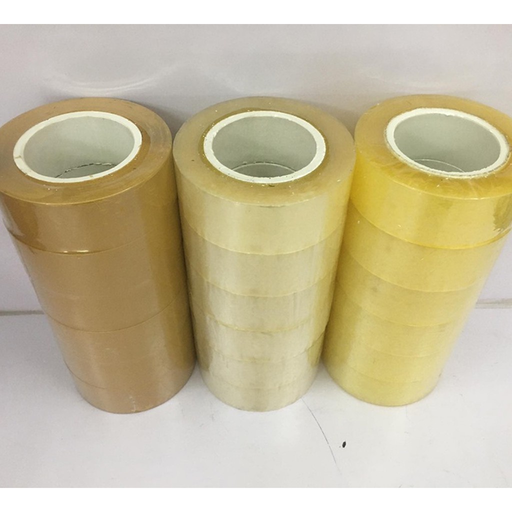 Combo Băng Dính 2.3kg/Cây 6 Cuộn Dán Thùng