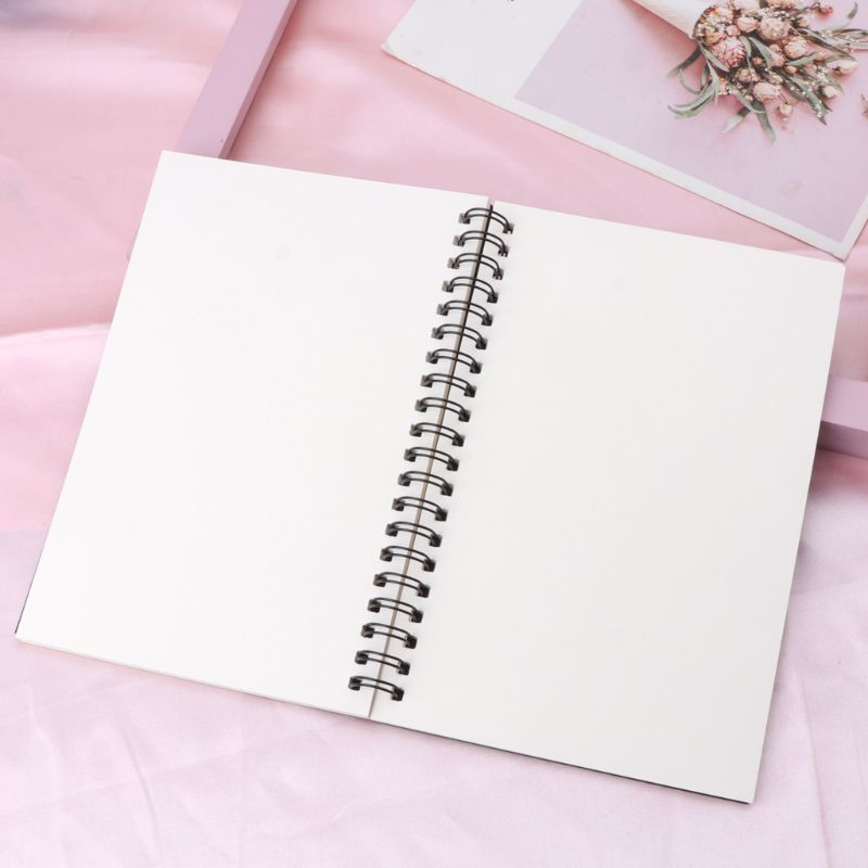 Sổ tay giấy kraft hình xoắn ốc phong cách retro