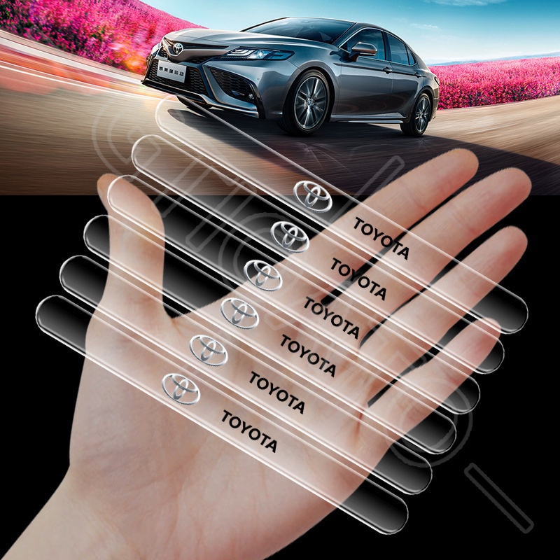 GTIOATO Bộ Bảo Vệ Tay Nắm Cửa ô Tô Trong Suốt Bộ Bảo Vệ Bát Cửa Gương Hậu Xe HơI MiếNg DáN ChốNg XưỚC Phụ KiệN Ô Tô Cho Toyota Raize Corolla Cross Vios Veloz Innova Camry Hilux Yaris Fortuner Wigo Altis RAV4 Avanza Hiace