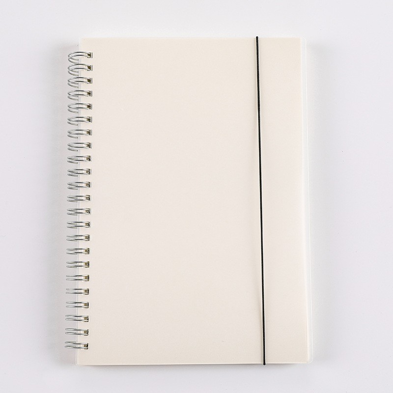 Sổ tay gáy xoắn lò xo B5_A5_A6 160 trang bìa trong suốt chống nước chất giấy siêu đẹp Bullet Journal