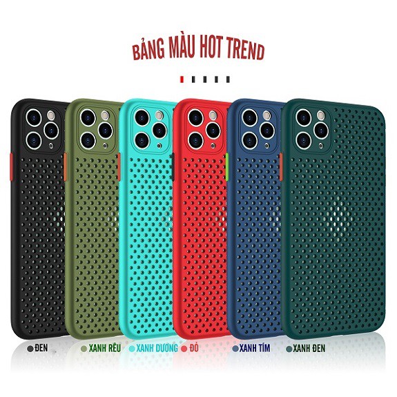 ỐP IPHONE - ỐP TẢN NHIỆT BẢO VỆ CAM full case 6/6s/6plus/6s plus/7/8/7plus/8plus/x/xs/xsmax/11/11promax - h case