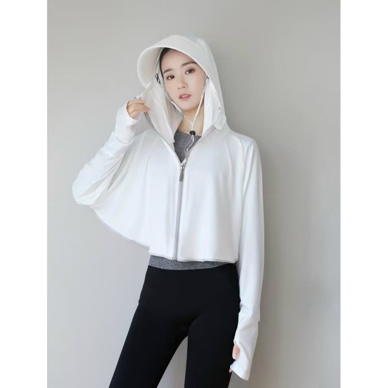 Áo chống nắng cao cấp chống tia uv kiểu mới siêu xịn sò kèm kính che mặt