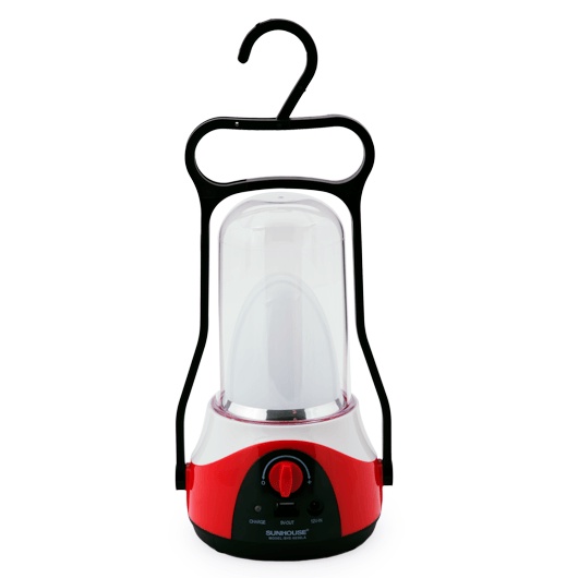 Đèn tích điện đa năng 360led Sunhouse SHE-6036LA, Màu đỏ