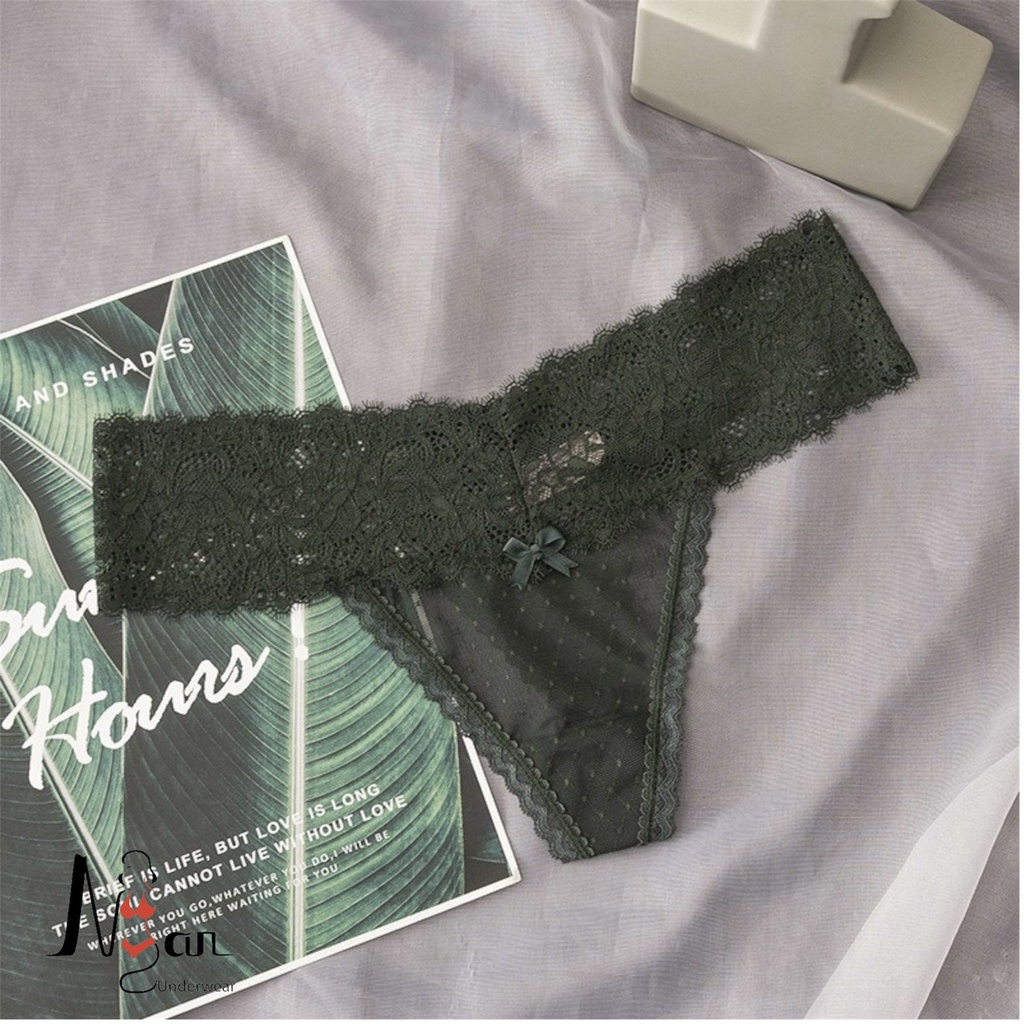 Quần lót lọt khe vải ren sexy NGAN HOUSE - CHUYÊN ĐỒ LÓT 🍑