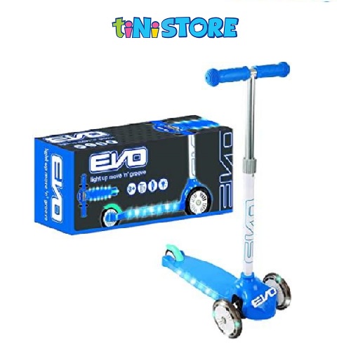 Đồ chơi vận động tiNiToy xe scooter 3 bánh có đèn phát sáng màu xanh Evo 56*25*76cm 1437663