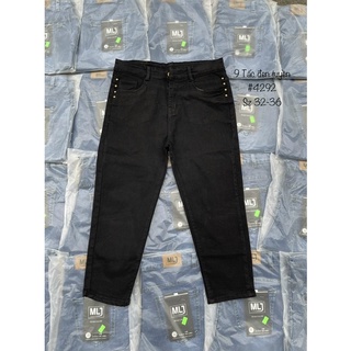 Quần 9 TẤC  jean giãn Bigsize 32-36