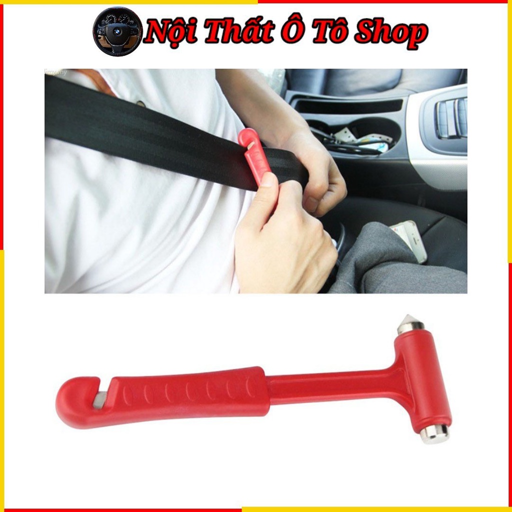Búa Thoát Hiểm Ô Tô Phá Kính Khẩn Cấp An Toàn Đa Năng Cho Xe Hơi | Phụ Kiện Nội Thất Ô Tô Shop