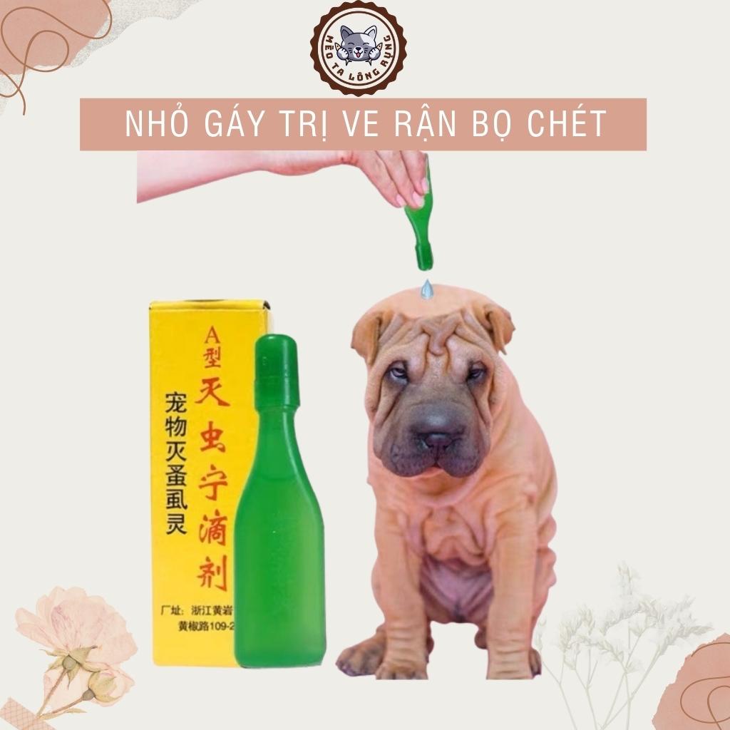 Thuốc nhỏ gáy trị ve rận bọ chét