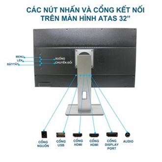 Màn hình 32 inch 4K ATAS HD320U - Tấm nền IPS - Tần số quét 60HZ | BigBuy360 - bigbuy360.vn