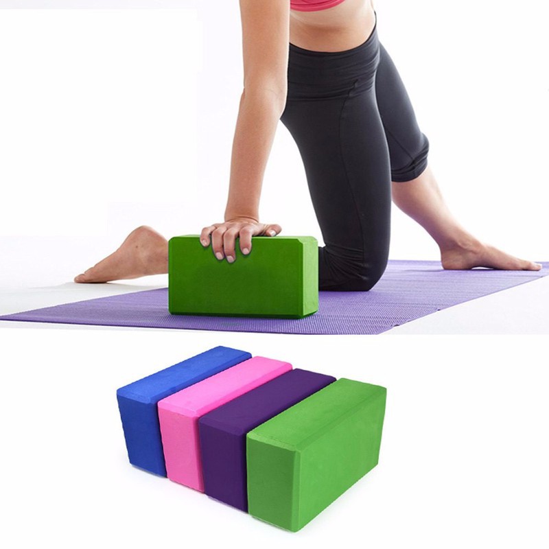 Gối Tập Yoga Chọn Màu Chính Hãng Amalife Cao Cấp – Gạch Tập Yoga Loại Nặng 190gram