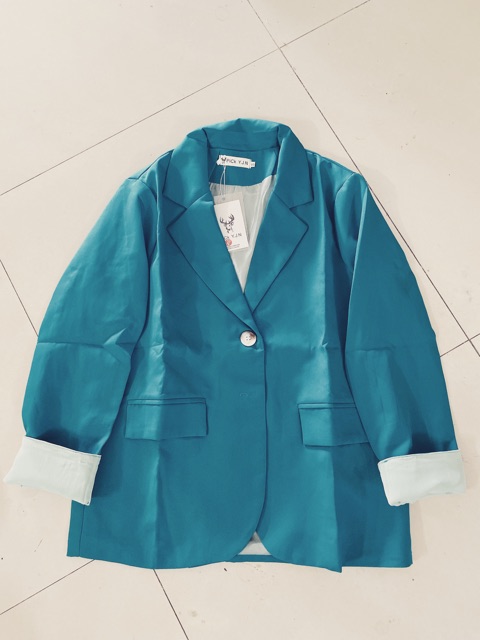 Áo blazer màu xanh cực sang,hàng order | BigBuy360 - bigbuy360.vn