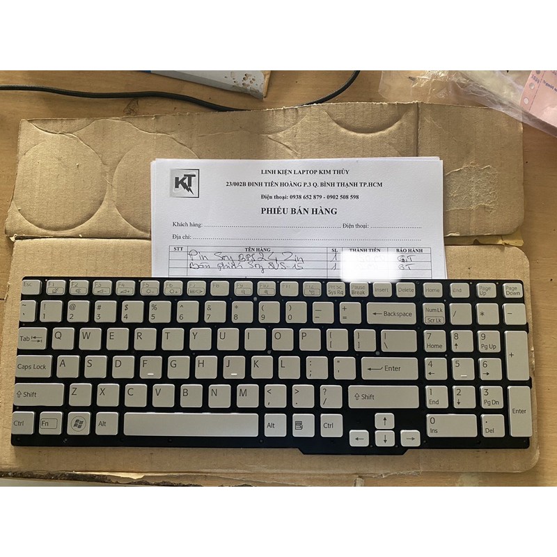 Bàn phím Laptop Sony Vaio SVS15 Series