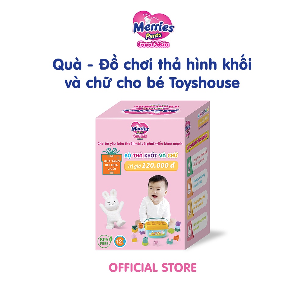 [Quà tặng không bán] - Đồ chơi thả hình khối và chữ cho bé Toyshouse Merries Goodskin