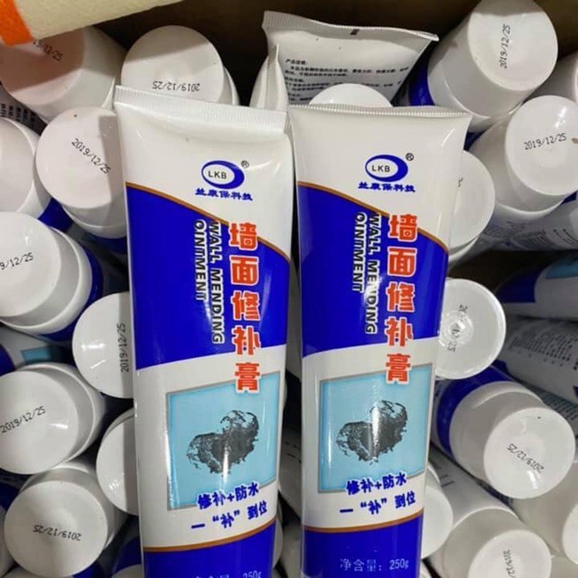 Keo Vá Tường Siêu Tốc - Không Thấm Nước, Không Mùi, An Toàn, Siêu Dính