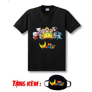 🔥BÁN CHẠY🔥 🔥HOT🔥 áo phông Mini World - Hero Team đẹp giá rẻ nhất cho các bạn trẻ ( tặng kèm bịt mặt )