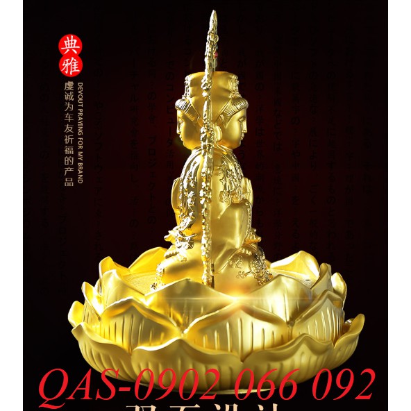 Tượng phật quan âm bồ tát để ô tô