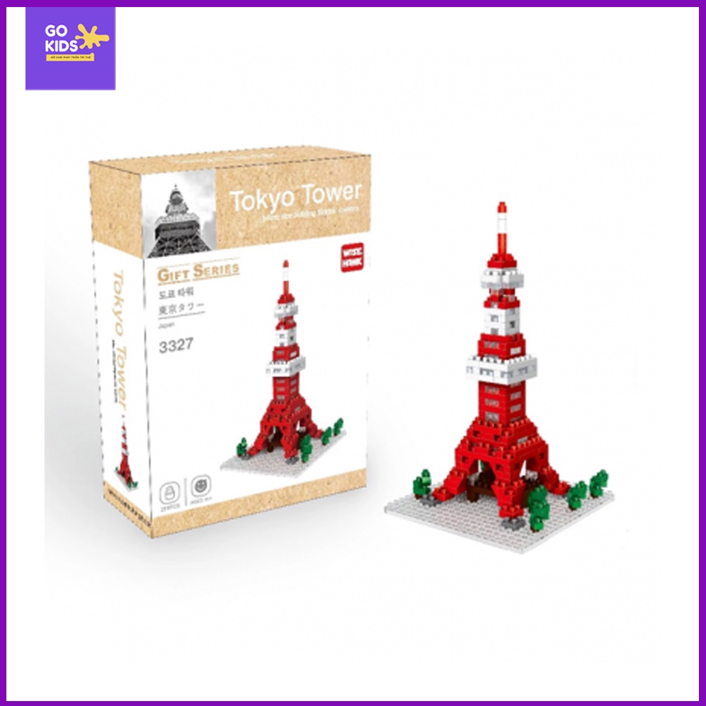 Mega Block - Đồ chơi xếp hình Tháp Tokyo Tower (281 mảnh ghép)