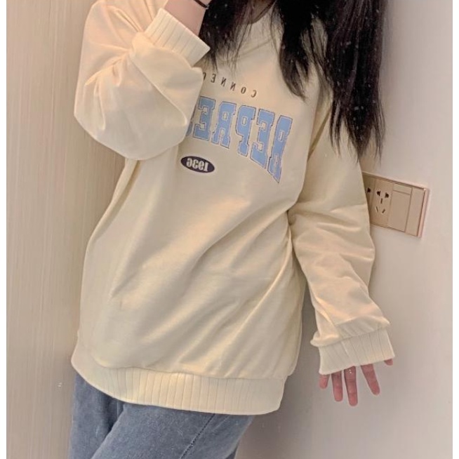 【Keroro】Áo sweater in chữ nỉ cotton hàn quốc full size | BigBuy360 - bigbuy360.vn