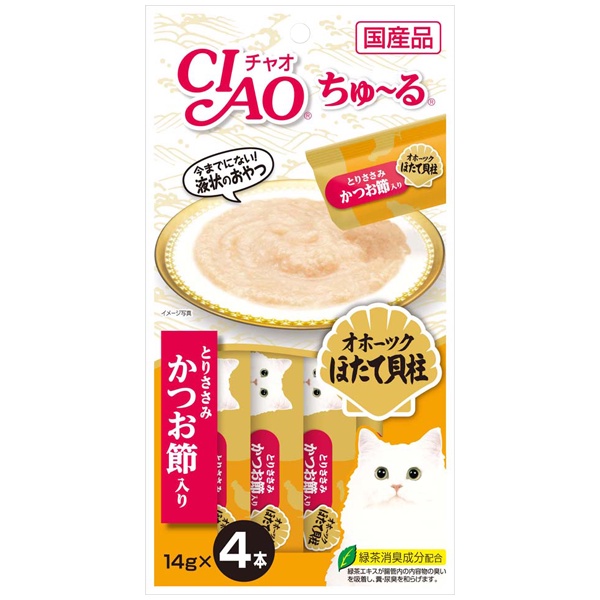 Súp thưởng cho mèo Ciao Churu 4 thanh Nhật Bản 4*14g-Hàng chính hãng công ty