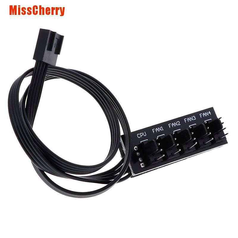 Bộ Chuyển Đổi Quạt Tản Nhiệt Cpu 40cm 1 Sang 5 4-pin
