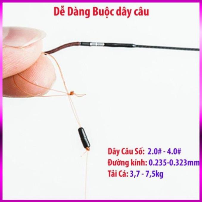 ⭐ Dây trục câu đài buộc sẵn đầy đủ các kích thước, cước câu - Top1VN