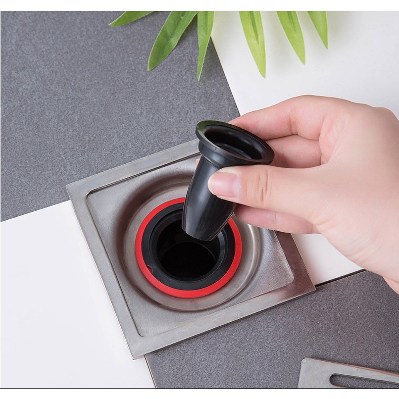 Ống thoát nước lọc rác nhà tắm chống mùi hiệu quả, lõi lọc rác ống thoát nước thông minh chống tắc nghẽn đường ống nước