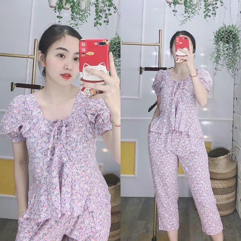 bộ lụa hoa nhí 9 tấc mới, IB CHỌN MÀU.