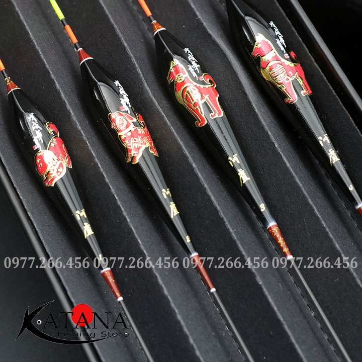 Phao nano câu đài, câu tay, câu đơn..hộp 4 quả cao cấp