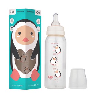 Bình sữa Agi, Bình sữa cổ hẹp nhựa PP 60ml - 140ml - 250ml