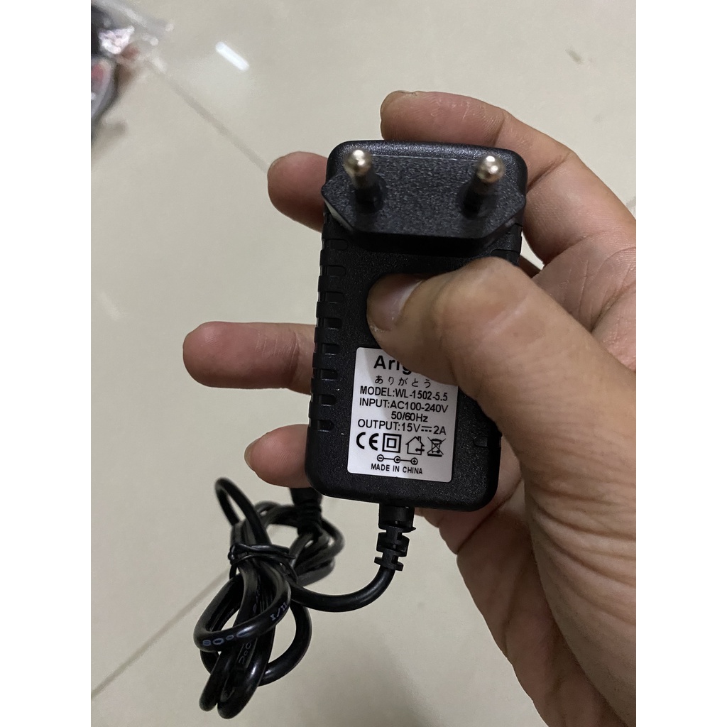 Nguồn Adapter loa kéo 5v 9v 12v 15v-2a chân cắm 5.5mm