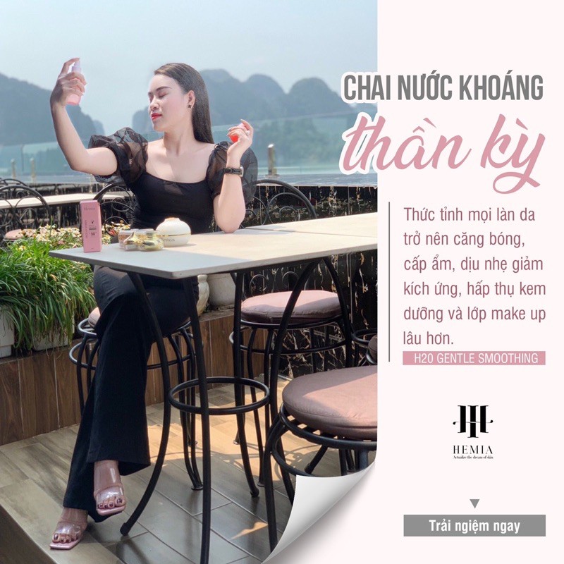 Xịt khoáng căng bóng DNA cá tầm H20 gentle cấp ẩm, làm dịu da, bảo vệ lớp trang điểm | BigBuy360 - bigbuy360.vn