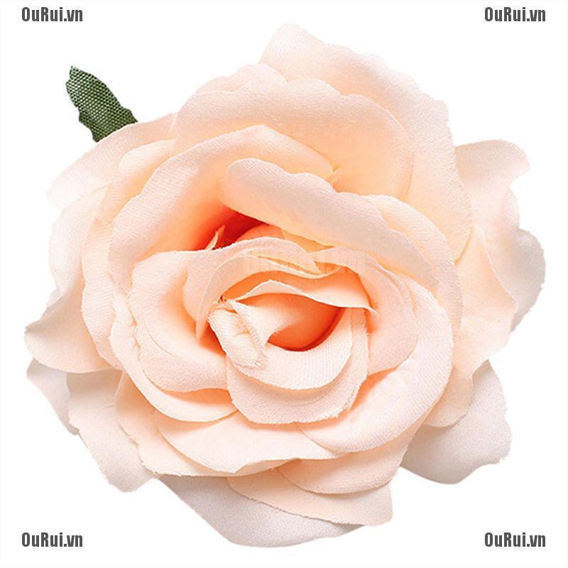 (FCC) Kẹp Tóc Giả Hoa Hồng Cho Cô Dâu