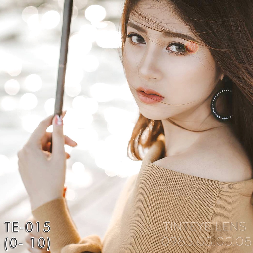 Lens cho Mắt Thở Angelina Grey 0 - 10 độ